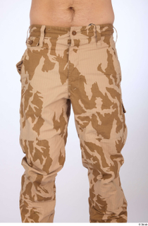 Danas camouflage cargo trousers dressed thigh 0001.jpg